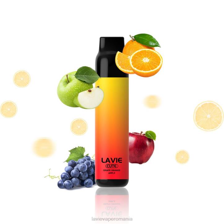 N88V288 Lavie Vape Review | măr portocaliu de struguri LAVIE BAR 3000 pufuri